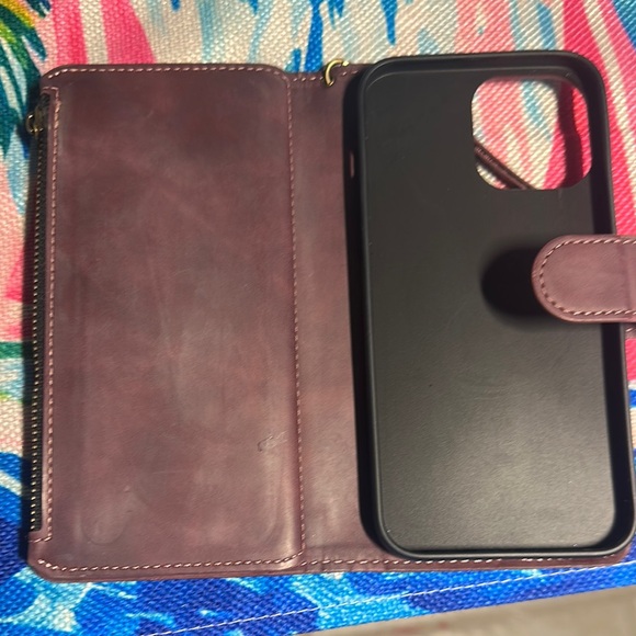 Elegant Purple Phone Case for iPhone 14 Pro Max - Picture 3 of 5